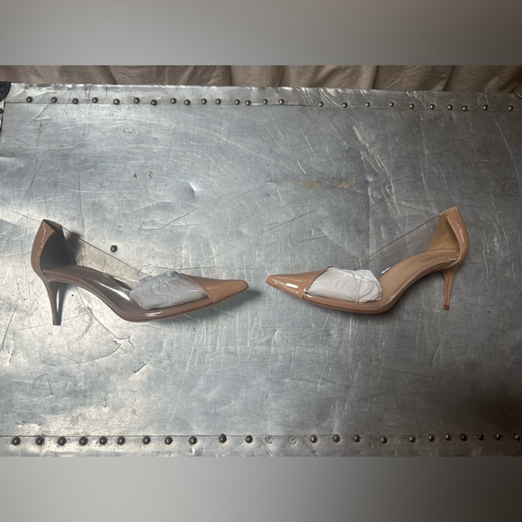 Schutz Garthy heels tan transparent 10.5 - Picture 1 of 3